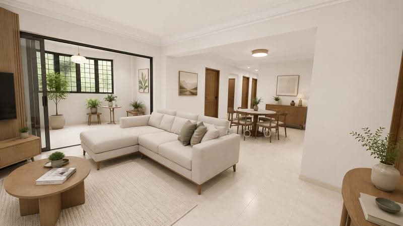 679 Choa Chu Kang Crescent, 679 Choa Chu Kang Crescent, Dairy Farm / Bukit Panjang / Choa Chu Kang, 4 Bedrooms, 1,323 sqft, HDB Flat For Sale, by Joyce Foo, 500246354 - Living Room AI - PropertyGuru.com.sg