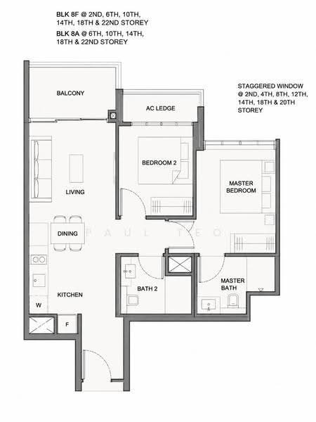 Parc Clematis, 8A Jalan Lempeng, Buona Vista / West Coast / Clementi New Town, 2 Bedrooms, 710 sqft, Condominium For Sale, by Paul Teo, 500246368 - PropertyGuru.com.sg