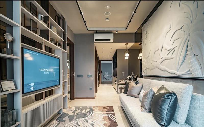 CanningHill Piers, 177 River Valley Road, 2 Bedrooms, 474 sqft, Condominium For Sale, by Tun Lin Tan, 500246438 - Living Room - PropertyGuru.com.sg