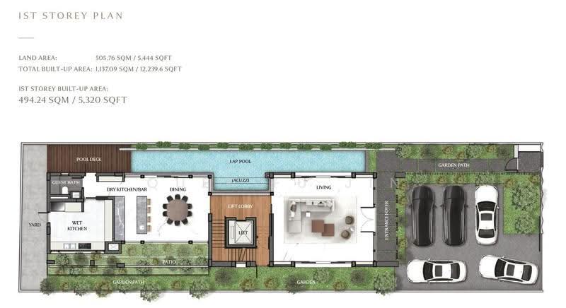 New Detached House at Prime District 10 with Pool, Tanglin / Holland / Bukit Timah, 7 Bedrooms, 12,239 sqft, Detached House For Sale, by Quek Fu Jin, 500246462 - PropertyGuru.com.sg