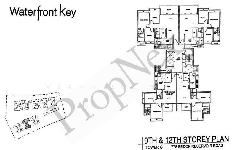 Waterfront Key, 778 Bedok Reservoir Road, Bedok / Upper East Coast, 2 Bedrooms, 893 sqft, Condominium For Sale, by Veann Lee 李慧瑜, 500246476 - PropertyGuru.com.sg