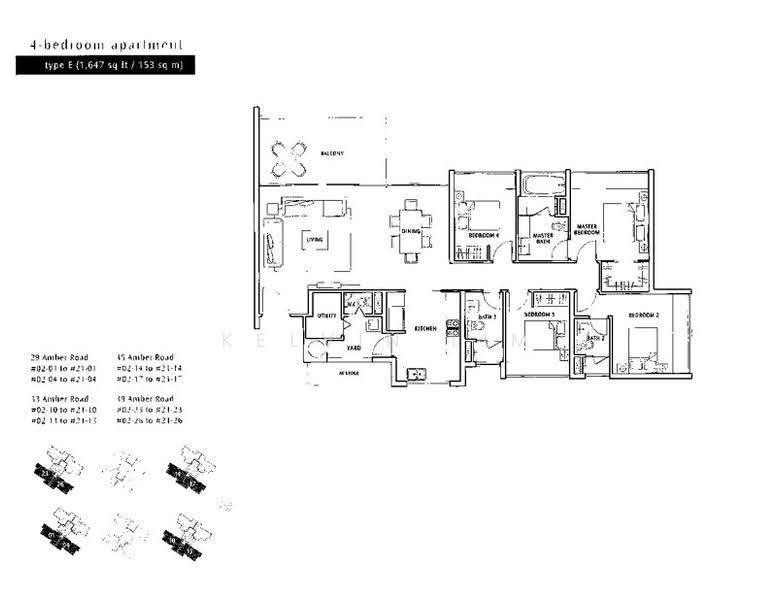 The Sea View, 29 Amber Road, 4 Bedrooms, 1,646 sqft, Condominium For Rent, by Kelvin Lim, 500246486 - PropertyGuru.com.sg