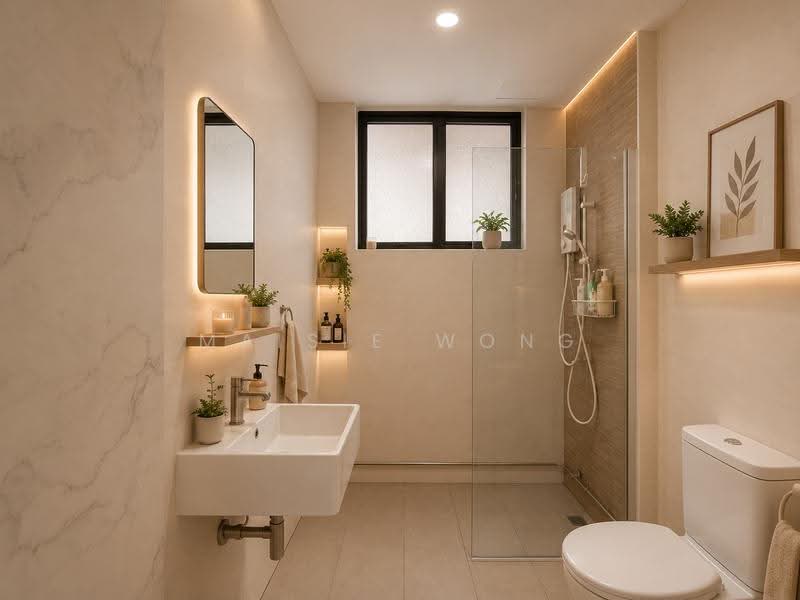 Silahis Apartments, 121 Lorong K Telok Kurau, East Coast / Marine Parade, 3 Bedrooms, 1,280 sqft, Apartment For Sale, by Maisie Wong, 500246500 - Bathroom - PropertyGuru.com.sg