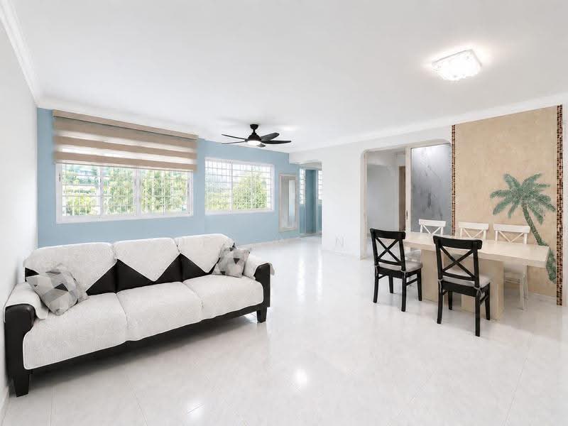 870 Woodlands Street 81, 870 Woodlands Street 81, Admiralty / Woodlands, 4 Bedrooms, 1,432 sqft, HDB Flat For Sale, by Ben Wong, 500246537 - Living Room - PropertyGuru.com.sg