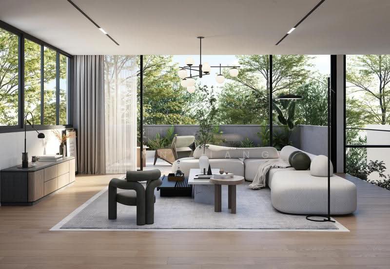 Brand New 4 Lvls Semi-D with Attic & Lift in Seletar Hills Estate, Jalan Jarak/ Seletar Close/ Neram Road/ Seletar Hills Estate, Seletar / Yio Chu Kang, 6 Bedrooms, 7,177 sqft, Semi-Detached House For Sale, by Lynn Tiang, 500246557 - Living Room - PropertyGuru.com.sg