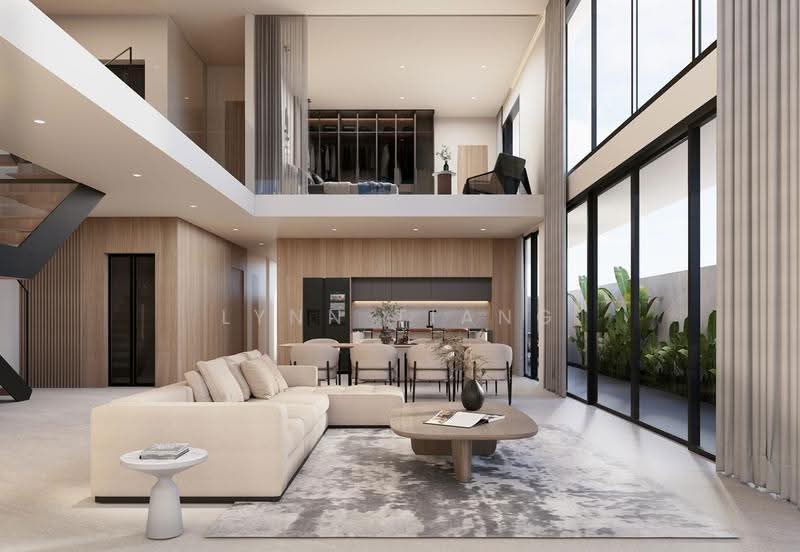 Brand New 4 Lvls Semi-D with Attic & Lift in Seletar Hills Estate, Jalan Jarak/ Seletar Close/ Neram Road/ Seletar Hills Estate, Seletar / Yio Chu Kang, 6 Bedrooms, 7,177 sqft, Semi-Detached House For Sale, by Lynn Tiang, 500246557 - Living Room - PropertyGuru.com.sg