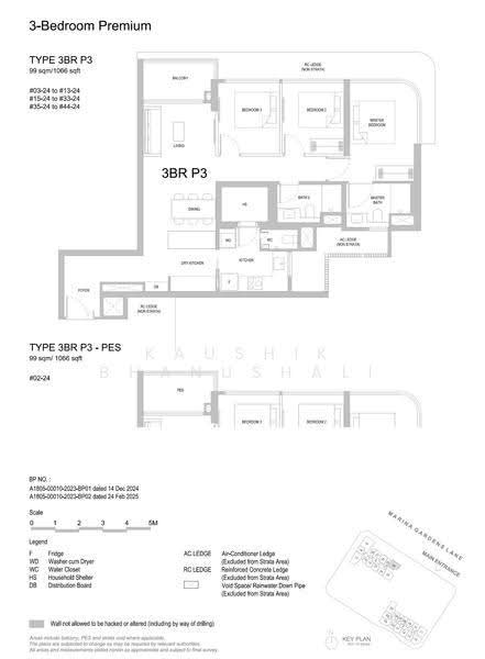 One Marina Gardens, 5 Marina Gardens Lane, Boat Quay / Raffles Place / Marina, 3 Bedrooms, 1,066 sqft, Apartment For Sale, by Kaushik Bhanushali, 500246589 - 3BR P3 - PropertyGuru.com.sg