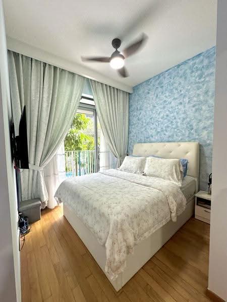 The Jovell, 27 Flora Drive, Changi Airport / Changi Village, 4 Bedrooms, 1,270 sqft, Condominium For Sale, by Zarifah Zain, 500246676 - Master Bedroom Ensuite with Balcony - PropertyGuru.com.sg