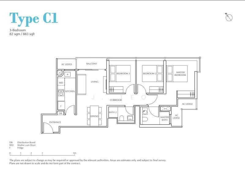 Jui Residences, 1177 Serangoon Road, Balestier / Toa Payoh, 3 Bedrooms, 883 sqft, Condominium For Sale, by J. Teo, 500246687 - PropertyGuru.com.sg