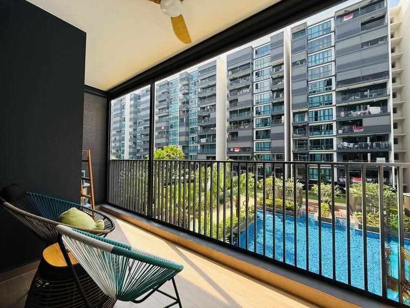 Treasure at Tampines, 45 Tampines Lane, 3 Bedrooms, 1,033 sqft, Condominium For Sale, by SQ Raudha, 500246844 - Balcony - PropertyGuru.com.sg