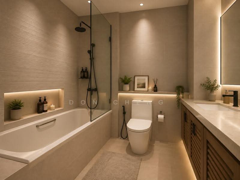 Cheap, below market value, 999 LH, 10 mins to MRT, squarish land for rebuilt, Dairy Farm / Bukit Panjang / Choa Chu Kang, 5 Bedrooms, 4,000 sqft, Semi-Detached House For Sale, by Don Cheng, 500246851 - Bathroom - PropertyGuru.com.sg