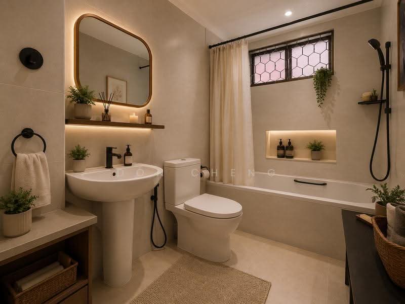 Cheap, below market value, 999 LH, 10 mins to MRT, squarish land for rebuilt, Dairy Farm / Bukit Panjang / Choa Chu Kang, 5 Bedrooms, 4,000 sqft, Semi-Detached House For Sale, by Don Cheng, 500246851 - Bathroom - PropertyGuru.com.sg