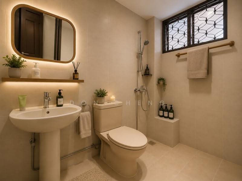 Cheap, below market value, 999 LH, 10 mins to MRT, squarish land for rebuilt, Dairy Farm / Bukit Panjang / Choa Chu Kang, 5 Bedrooms, 4,000 sqft, Semi-Detached House For Sale, by Don Cheng, 500246851 - Bathroom - PropertyGuru.com.sg