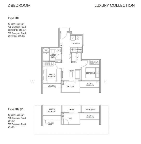 Dunearn House, 764 Dunearn Road, Newton / Novena, 2 Bedrooms, 527 sqft, Condominium For Sale, by Wilson Lee, 500246858 - Master Bedroom - PropertyGuru.com.sg