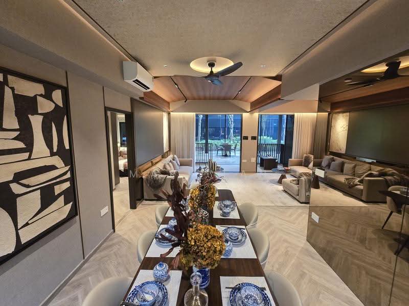 Springleaf Residence, 811 Upper Thomson Road, Mandai / Upper Thomson, 4 Bedrooms, 1,453 sqft, Condominium For Sale, by Mark Tan, 500246947 - Living Room - PropertyGuru.com.sg
