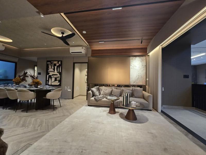 Springleaf Residence, 811 Upper Thomson Road, Mandai / Upper Thomson, 4 Bedrooms, 1,453 sqft, Condominium For Sale, by Mark Tan, 500246947 - Living Room - PropertyGuru.com.sg