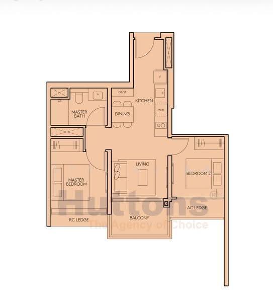 AMO Residence, 23 Ang Mo Kio Rise, Ang Mo Kio / Bishan / Thomson, 2 Bedrooms, 614 sqft, Condominium For Rent, by Neal Wu 吴迪, 500247152 - PropertyGuru.com.sg