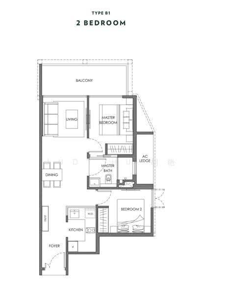 Nyon, 12 Amber Road, East Coast / Marine Parade, 2 Bedrooms, 721 sqft, Condominium For Sale, by Judy Hu 胡艳, 500247175 - PropertyGuru.com.sg