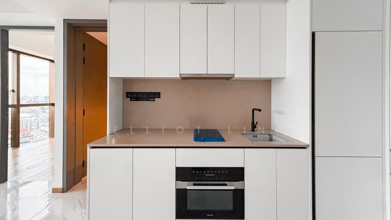 The Landmark, 173 Chin Swee Road, Alexandra / Commonwealth, 1 Bedroom, 517 sqft, Condominium For Rent, by Elliot Lin, 500247178 - Kitchen - PropertyGuru.com.sg