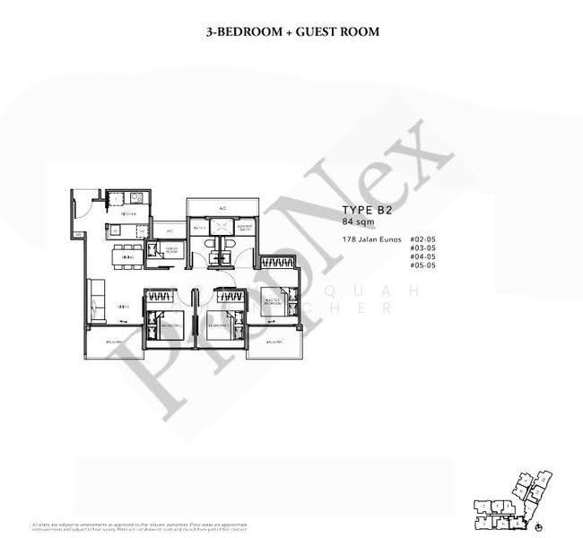 The Navian, 178 Jalan Eunos, Eunos / Geylang / Paya Lebar, 2 Bedrooms, 657 sqft, Condominium For Sale, by Jeremy Quah Chen Cher, 500247329 - PropertyGuru.com.sg