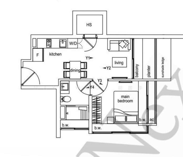 Newton Edge, 3 Makeway Avenue, Orchard / River Valley, 1 Bedroom, 463 sqft, Condominium For Sale, by MARK WOO  胡国华, 500247341 - PropertyGuru.com.sg