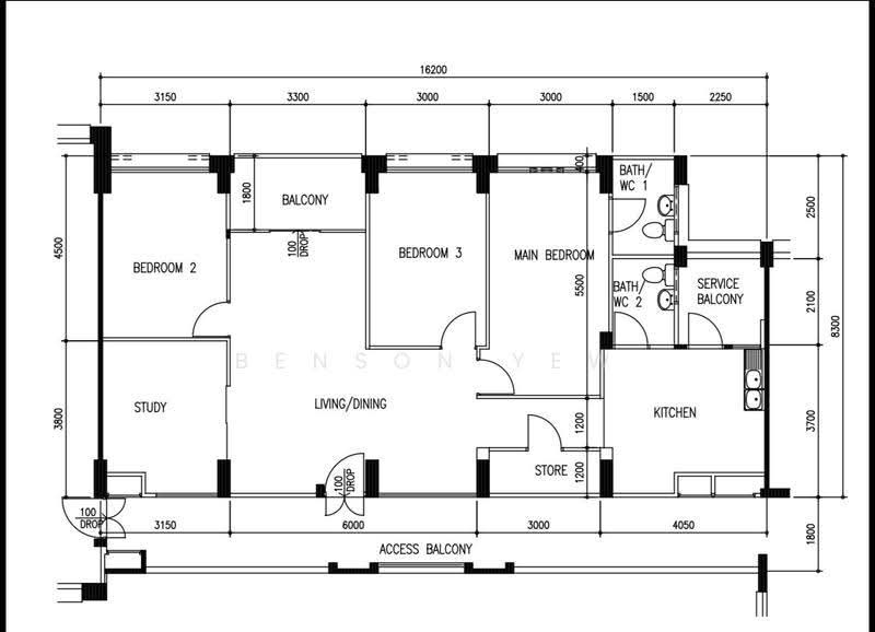 360 Tampines Street 34, 360 Tampines Street 34, Pasir Ris / Tampines, 4 Bedrooms, 1,345 sqft, HDB Flat For Sale, by Benson Yew, 500247354 - PropertyGuru.com.sg