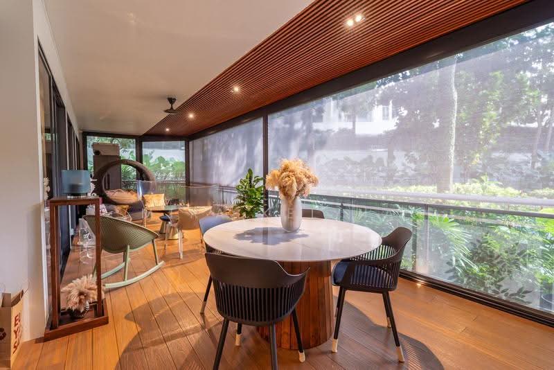 Parc Olympia, 60 Flora Drive, Changi Airport / Changi Village, 3 Bedrooms, 1,453 sqft, Condominium For Sale, by Mira Kelyna, 500247356 - Balcony - PropertyGuru.com.sg