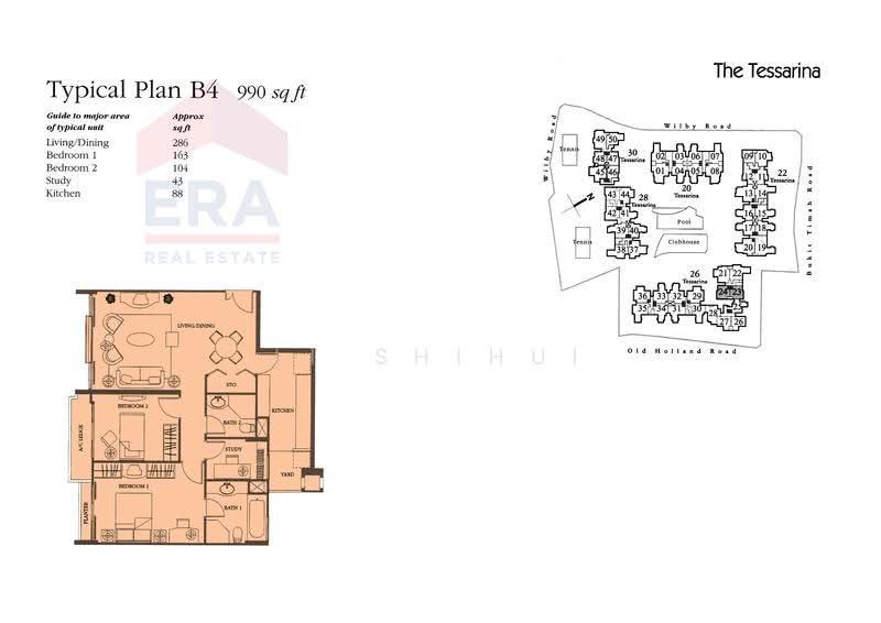 The Tessarina, 20 Wilby Road, Tanglin / Holland / Bukit Timah, 2 Bedrooms, 990 sqft, Condominium For Sale, by Li Shihui, 500247412 - PropertyGuru.com.sg