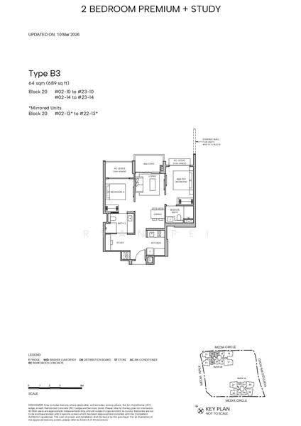 Hudson Place Residences, Buona Vista / West Coast / Clementi New Town, 2 Bedrooms, 689 sqft, Condominium For Sale, by Ryan Pei, 500247419 - PropertyGuru.com.sg
