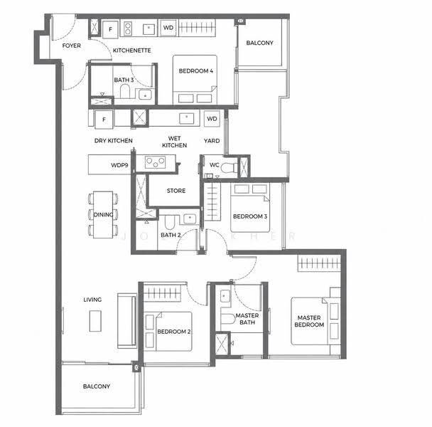 ★ Near Clementi MRT | 4BR Dual-Key | Live + Rent Flexibility, Commonwealth Avenue West, Clementi, Buona Vista / West Coast / Clementi New Town, 4 Bedrooms, 1,313 sqft, Condominium For Sale, by Joell Kher, 500247424 - PropertyGuru.com.sg