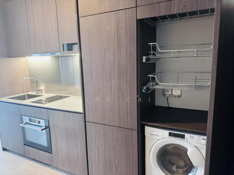 Midtown Modern, 16 Tan Quee Lan Street, Beach Road / Bugis / Rochor, 1 Bedroom, 474 sqft, Condominium For Rent, by Tina Cai, 500247434 - Kitchen - PropertyGuru.com.sg