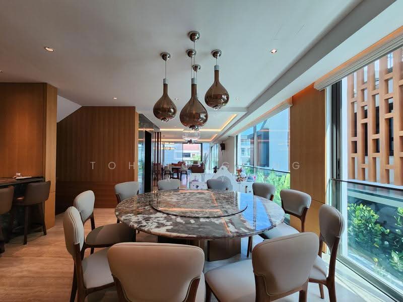 Fully Rebuilt I MacPherson Garden Estate I 3600sqft Land with Approx 8000sqft Built I 6 Car Park, Macpherson / Potong Pasir, 7 Bedrooms, 7,980 sqft, Semi-Detached House For Sale, by Toh HongLing Rayy, 500247435 - Dining Room - PropertyGuru.com.sg
