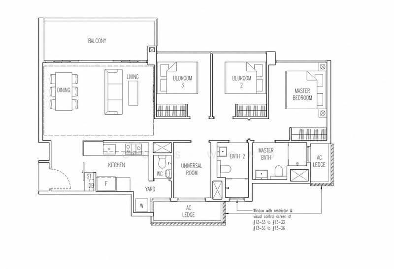 Parc Life, 39 Sembawang Crescent, Sembawang / Yishun, 3 Bedrooms, 1,109 sqft, Condominium For Sale, by Louis Wong, 500247474 - PropertyGuru.com.sg