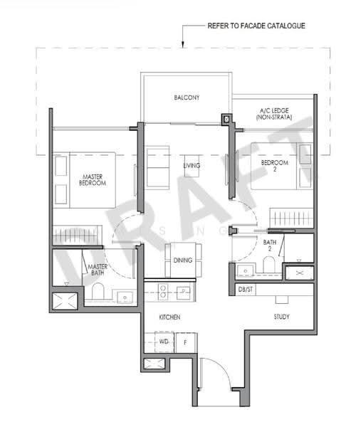 Lucerne Grand, Lakeside Drive, Boon Lay / Jurong / Tuas, 2 Bedrooms, 624 sqft, Condominium For Sale, by James Ng H H, 500247482 - PropertyGuru.com.sg