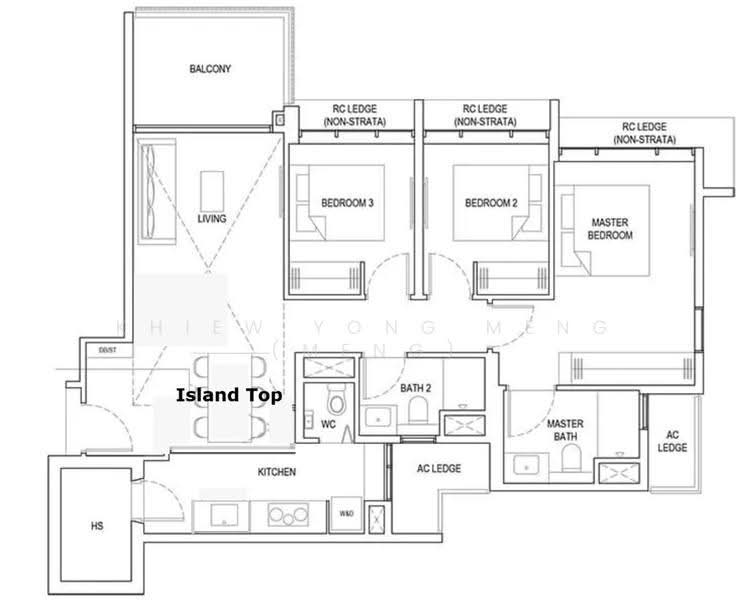 Bartley Vue, 6 Jalan Bunga Rampai, Hougang / Punggol / Sengkang, 3 Bedrooms, 1,066 sqft, Condominium For Sale, by Khiew Yong Meng (Meng), 500247505 - PropertyGuru.com.sg