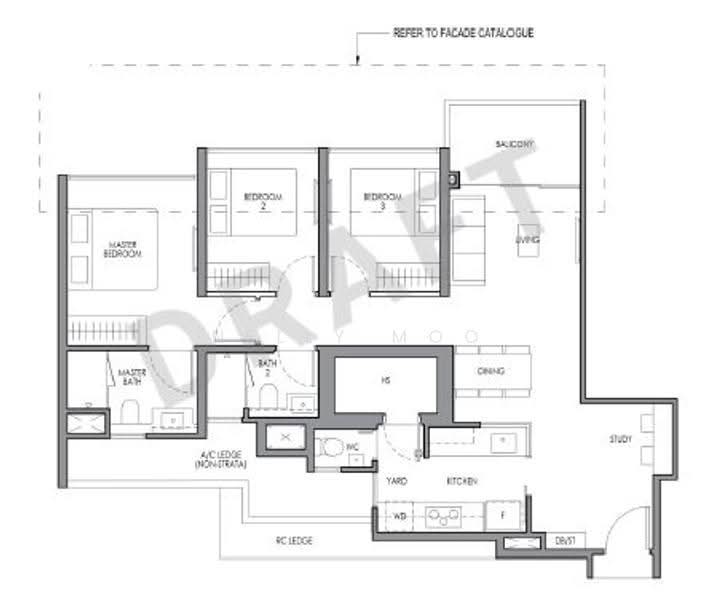 Lucerne Grand, Lakeside Drive, Boon Lay / Jurong / Tuas, 3 Bedrooms, 1,001 sqft, Condominium For Sale, by Nelly Moo, 500247524 - PropertyGuru.com.sg