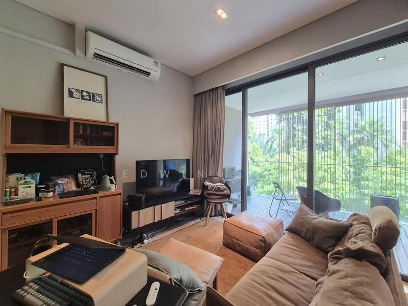 OUE Twin Peaks, 33 Leonie Hill Road, Orchard / River Valley, 1 Bedroom, 549 sqft, Condominium For Rent, by Edwin Sia, 500247542 - Living Room - PropertyGuru.com.sg