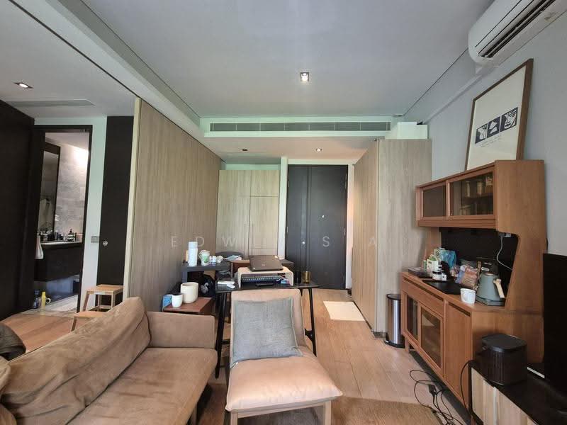 OUE Twin Peaks, 33 Leonie Hill Road, Orchard / River Valley, 1 Bedroom, 549 sqft, Condominium For Rent, by Edwin Sia, 500247542 - Living Room - PropertyGuru.com.sg