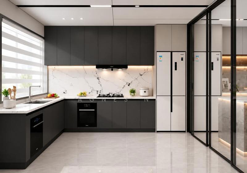 LANDED7772 @ Brand New Inter with huge land at Serangoon Gdn Estate, Hougang / Punggol / Sengkang, 5 Bedrooms, 6,000 sqft, Terraced House For Sale, by Agnes Ng, 500247560 - Kitchen - PropertyGuru.com.sg