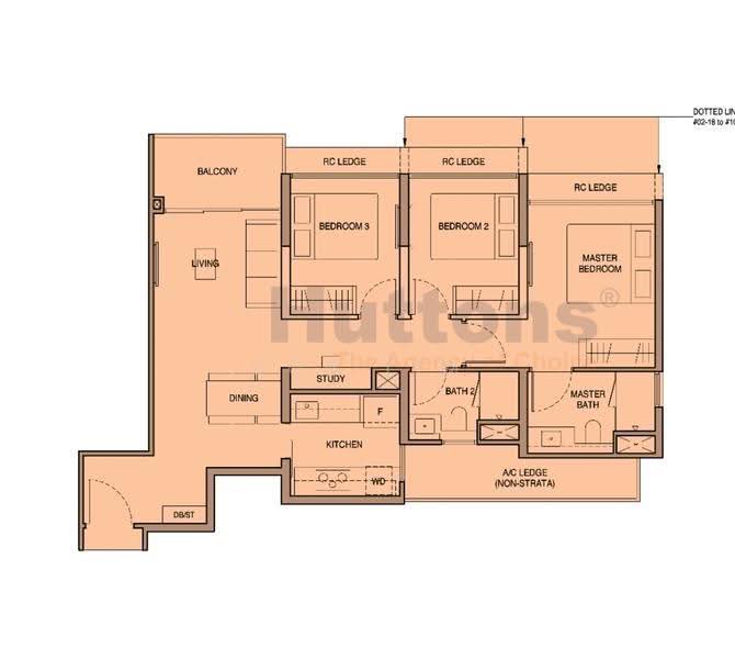 Norwood Grand, 10 Champions Way, Admiralty / Woodlands, 3 Bedrooms, 872 sqft, Condominium For Rent, by Don Lim, 500247577 - PropertyGuru.com.sg