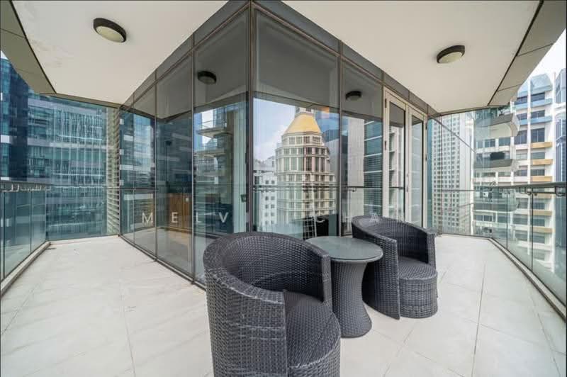 One Shenton, 1 Shenton Way, Boat Quay / Raffles Place / Marina, 1 Bedroom, 850 sqft, Condominium For Rent, by Melvin Chan, 500247590 - balcony - PropertyGuru.com.sg