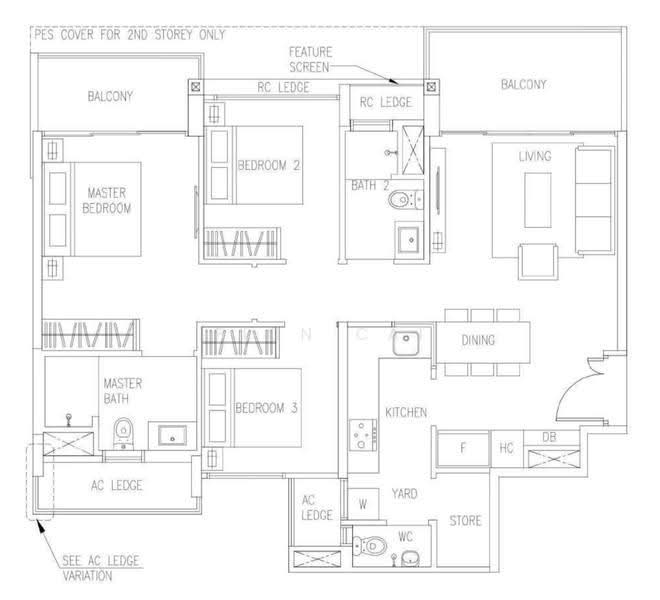 The Visionaire, 178 Canberra Drive, Sembawang / Yishun, 3 Bedrooms, 1,023 sqft, Condominium For Sale, by Fion Cai, 500247595 - PropertyGuru.com.sg