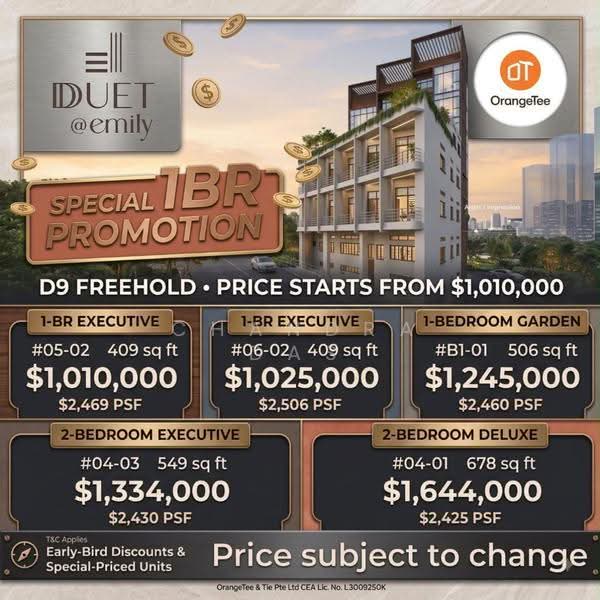 Duet @ Emily, 2 Mount Emily Road, Orchard / River Valley, 1 Bedroom, 409 sqft, Apartment For Sale, by Chandra Das, 500247610 - Exterior - PropertyGuru.com.sg