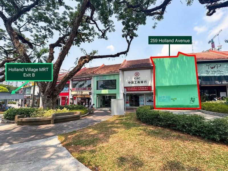259 Holland Avenue, 259 Holland Avenue, Tanglin / Holland / Bukit Timah, 2,567 sqft, Shop / Shophouse For Rent, by ADELINE, 500247648 - Exterior - CommercialGuru.com.sg