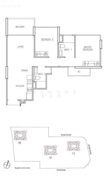 Hillion Residences, Jelebu Road, Dairy Farm / Bukit Panjang / Choa Chu Kang, 2 Bedrooms, 710 sqft, Apartment For Sale, by Raymond Koh, 500247681 - PropertyGuru.com.sg