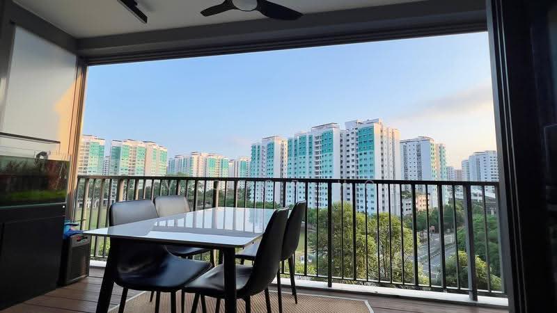 Waterwoods, Punggol Field Walk, Hougang / Punggol / Sengkang, 3 Bedrooms, 1,033 sqft, Executive Condominium For Sale, by Victor Ho, 500247686 - Balcony - PropertyGuru.com.sg