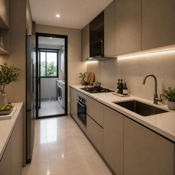 The Sen, De Souza Avenue, Clementi Park / Upper Bukit Timah, 2 Bedrooms, 732 sqft, Condominium For Sale, by Jeen Tan, 500247708 - Kitchen - PropertyGuru.com.sg
