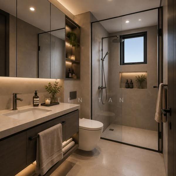 The Sen, De Souza Avenue, Clementi Park / Upper Bukit Timah, 2 Bedrooms, 732 sqft, Condominium For Sale, by Jeen Tan, 500247708 - Bathroom - PropertyGuru.com.sg
