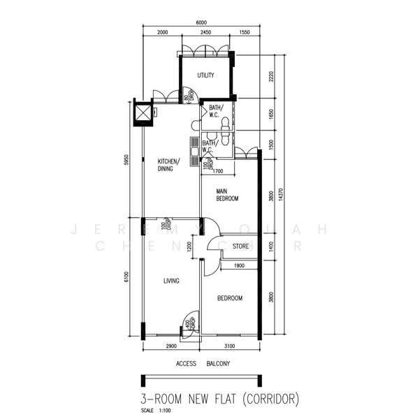 422 Ang Mo Kio Avenue 3, 422 Ang Mo Kio Avenue 3, Ang Mo Kio / Bishan / Thomson, 3 Bedrooms, 786 sqft, HDB Flat For Sale, by Jeremy Quah Chen Cher, 500247865 - PropertyGuru.com.sg