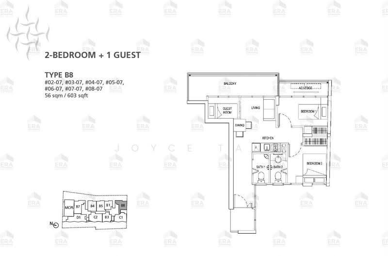 Central Imperial, 3 Lorong 14 Geylang, Eunos / Geylang / Paya Lebar, 3 Bedrooms, 603 sqft, Condominium For Sale, by Joyce Tan, 500247871 - PropertyGuru.com.sg